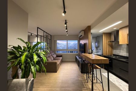 Sala  de apartamento para alugar com 2 quartos, 58m² em São Sebastião, Porto Alegre
