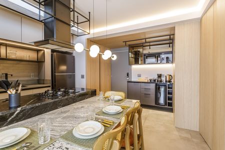 Sala de apartamento para alugar com 1 quarto, 54m² em Vila Nova Conceição, São Paulo