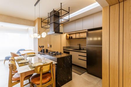 Sala de apartamento para alugar com 1 quarto, 54m² em Vila Nova Conceição, São Paulo