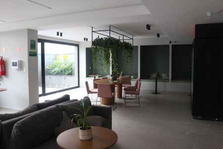 Studio à venda com 37m², 1 quarto e 1 vagaHall social