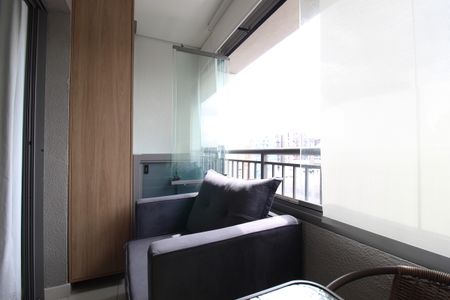 Varanda de kitnet/studio para alugar com 1 quarto, 25m² em Planalto Paulista, São Paulo