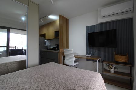 Studio para alugar com 25m², 1 quarto e sem vagaSala/Quarto