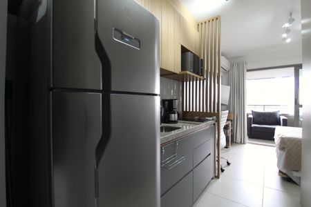 Cozinha de kitnet/studio para alugar com 1 quarto, 25m² em Planalto Paulista, São Paulo