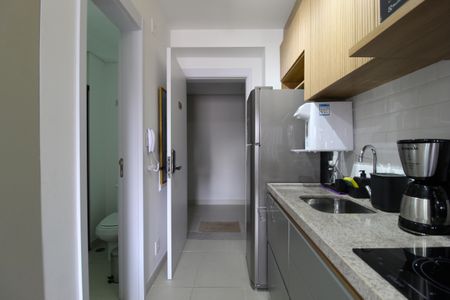 Cozinha de kitnet/studio para alugar com 1 quarto, 25m² em Planalto Paulista, São Paulo