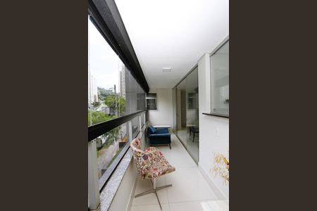 Varanda da Sala de apartamento para alugar com 2 quartos, 74m² em Buritis, Belo Horizonte