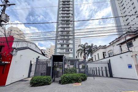 Studio para alugar com 60m², 1 quarto e 1 vagaFachada - Plaquinha