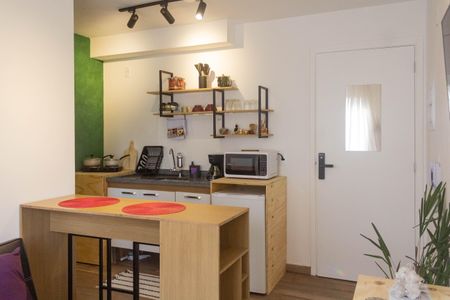Sala de apartamento para alugar com 1 quarto, 24m² em Barra Funda, São Paulo