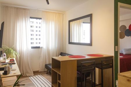 Sala de apartamento para alugar com 1 quarto, 24m² em Barra Funda, São Paulo