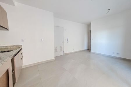 Sala e Cozinha de apartamento à venda com 1 quarto, 51m² em Parque das Nações, Santo André