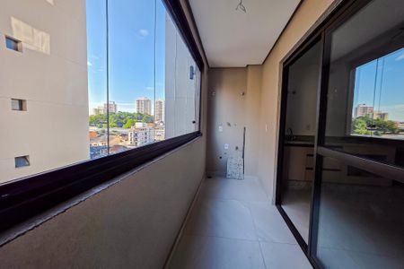 Varanda  de apartamento à venda com 1 quarto, 51m² em Parque das Nações, Santo André