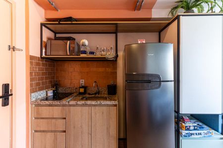 Studio para alugar com 25m², 1 quarto e sem vaga Studio para alugar com 25m², 1 quarto e sem vagaCozinha