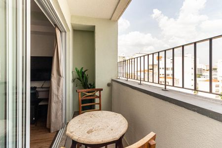 Varanda do Studio de kitnet/studio para alugar com 1 quarto, 25m² em Campos Elíseos, São Paulo