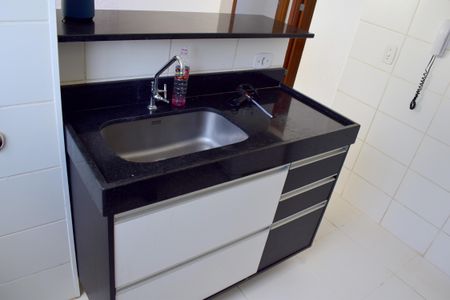 Cozinha - Armários de apartamento para alugar com 2 quartos, 43m² em Jardim Silvio Passalacqua, Ribeirão Preto