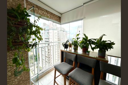 Varanda da Sala de apartamento à venda com 3 quartos, 75m² em Vila Augusta, Guarulhos