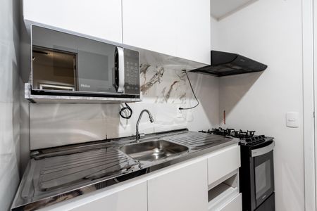 Apartamento para alugar com 24m², 1 quarto e sem vagaCozinha e Área de Serviço