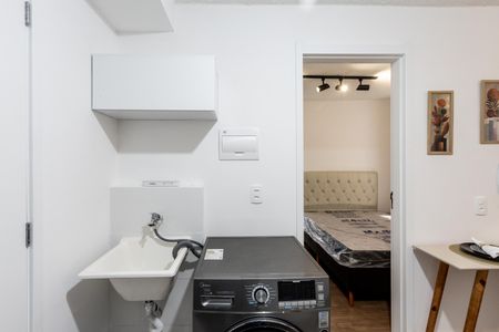 Apartamento para alugar com 24m², 1 quarto e sem vagaCozinha e Área de Serviço