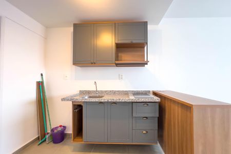 Cozinha de apartamento para alugar com 1 quarto, 30m² em Vila Mariana, São Paulo