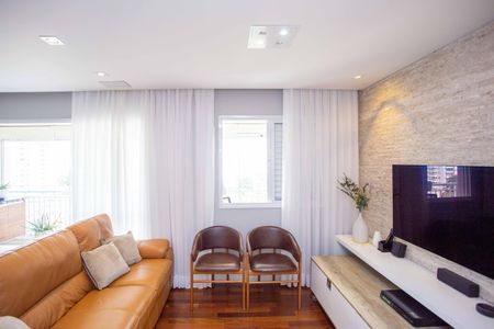 Sala de TV de apartamento à venda com 3 quartos, 113m² em Centro, Diadema