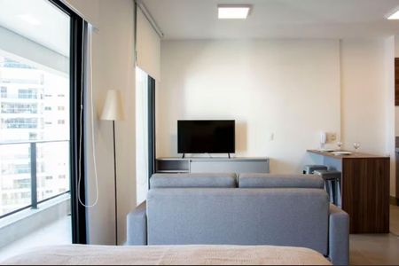 Sala/quarto de apartamento para alugar com 1 quarto, 47m² em Vila Nova Conceição, São Paulo