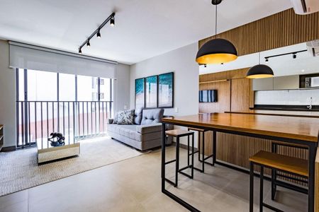 Sala  de kitnet/studio para alugar com 1 quarto, 48m² em Auxiliadora, Porto Alegre