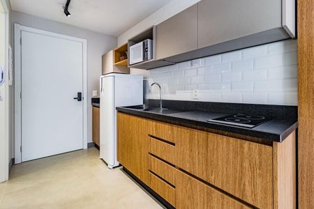 Cozinha  de kitnet/studio para alugar com 1 quarto, 48m² em Auxiliadora, Porto Alegre