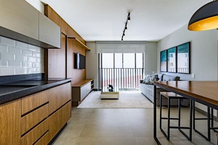 Sala  de kitnet/studio para alugar com 1 quarto, 48m² em Auxiliadora, Porto Alegre