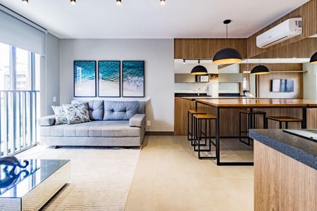 Studio para alugar com 48m², 1 quarto e sem vagaSala 