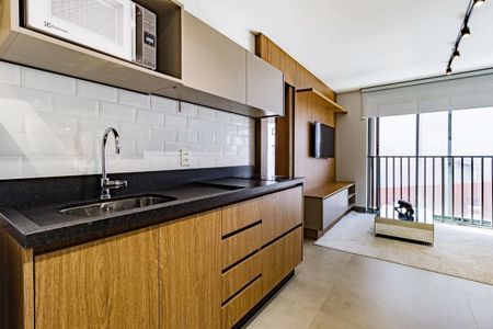 Cozinha  de kitnet/studio para alugar com 1 quarto, 48m² em Auxiliadora, Porto Alegre