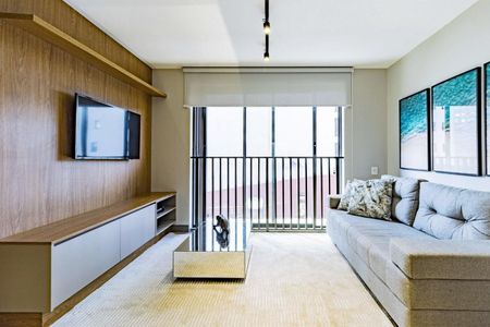 Sala  de kitnet/studio para alugar com 1 quarto, 48m² em Auxiliadora, Porto Alegre