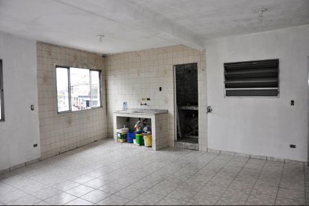 Detalhe Quarto, Cozinha e Área de Serviço de casa para alugar com 1 quarto, 20m² em Vila Isabel, São Paulo