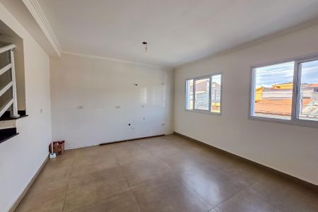Sala e Cozinha de apartamento à venda com 2 quartos, 85m² em Parque Novo Oratório, Santo André