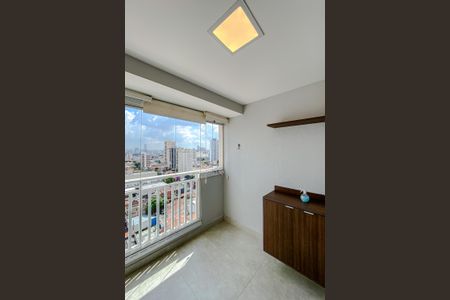 Varanda da Sala de apartamento para alugar com 1 quarto, 49m² em Vila Bertioga, São Paulo