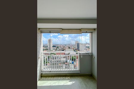 Varanda da Sala de apartamento para alugar com 1 quarto, 49m² em Vila Bertioga, São Paulo