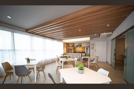 Área externa de apartamento para alugar com 1 quarto, 22m² em Ecoville, Curitiba