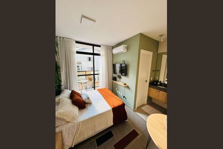 Sala/quarto de apartamento para alugar com 1 quarto, 22m² em Ecoville, Curitiba