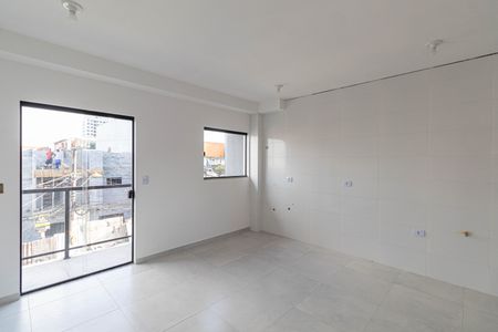 Sala/Cozinha/Área de Serviço  de apartamento à venda com 2 quartos, 50m² em Cidade Antônio Estêvão de Carvalho, São Paulo