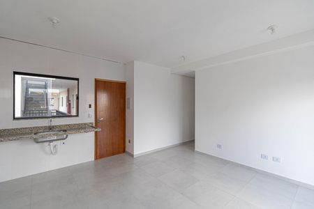 Sala/Cozinha/Área de Serviço  de apartamento à venda com 2 quartos, 50m² em Cidade Antônio Estêvão de Carvalho, São Paulo