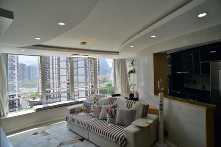 Sala de apartamento para alugar com 2 quartos, 89m² em Barra da Tijuca, Rio de Janeiro