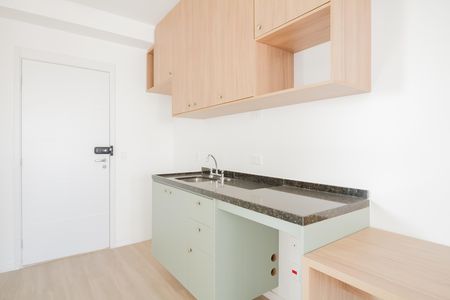 Cozinha de kitnet/studio para alugar com 1 quarto, 27m² em Vila Matilde, São Paulo