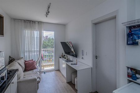 sala, cozinha e área de serviço_1 de apartamento para alugar com 1 quarto, 29m² em Sacoma, São Paulo