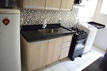 Cozinha de apartamento para alugar com 2 quartos, 53m² em Bonfim Paulista, Ribeirão Preto