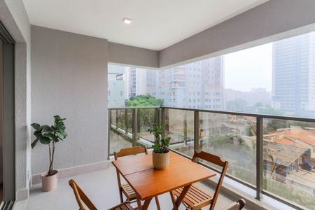 Varanda Gourmet de apartamento à venda com 2 quartos, 112m² em Campo Belo, São Paulo