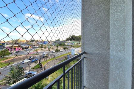 varanda da Sala  de apartamento à venda com 2 quartos, 55m² em Vila Mimosa, Campinas