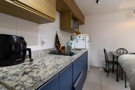 Sala/Cozinha e Área de Serviço de apartamento para alugar com 1 quarto, 34m² em Tremembé, São Paulo