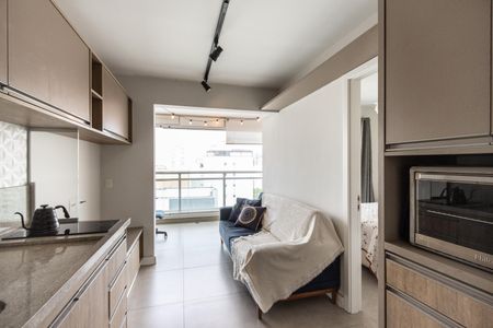 Sala de apartamento para alugar com 1 quarto, 33m² em Barra Funda, São Paulo