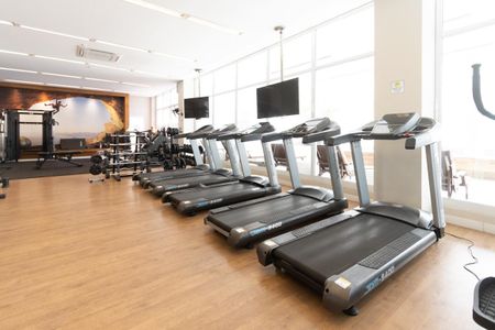 Apartamento para alugar com 33m², 1 quarto e 1 vaga Apartamento para alugar com 33m², 1 quarto e 1 vagaAcademia