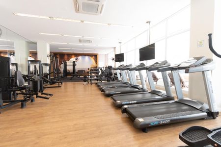 Apartamento para alugar com 33m², 1 quarto e 1 vaga Apartamento para alugar com 33m², 1 quarto e 1 vagaAcademia