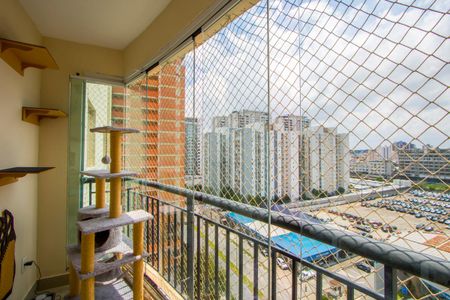Varanda da sala de apartamento à venda com 3 quartos, 89m² em Jardim, Santo André