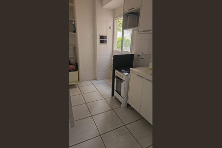 Cozinha de apartamento para alugar com 2 quartos, 50m² em Shopping Park, Uberlândia