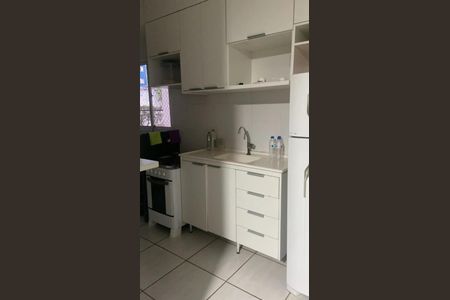 Cozinha de apartamento para alugar com 2 quartos, 50m² em Shopping Park, Uberlândia